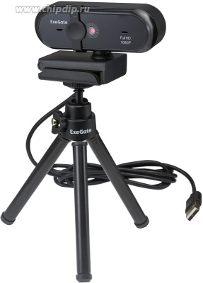 ���-������ ExeGate Stream C925 Wide FullHD T-Tripod (1920�1080, 1080P, USB, ��������, ���������� ���������, ������ 1,5 �, Win Vista/7/8/10, Mac OS, ������, RTL)