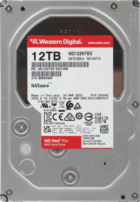 Ƹ����� ���� WD Red Pro 12TB SATA-III (WD122KFBX)
