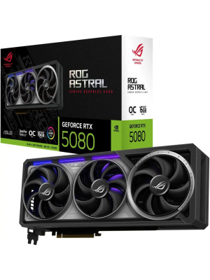 ���������� ASUS ROG-ASTRAL-RTX5080-O16G-GAMING///RTX5080,HDMI*2,DP*3,16G,D7; 90YV0LV0-M0NA00