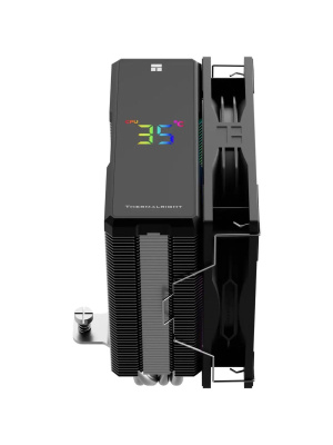 ����� ��� ���������� Thermalright Assassin X 120 R Digital ARGB Black (4-pin PWM, 151mm, Al/Cu, 4x6mm, ARGB, 1x120mm, 70.84CFM, 29.8dBA, 2000RPM, S: 1851/1700/1200/115X, AM5/AM4, black)