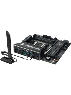����������� ����� ASUS TUF GAMING B850M-PLUS WIFI7, AM5, B850, 4*DDR5, 4*SATA, 3*M.2, 7*USB 3.2, 4*USB 2.0, Type-C, 1*PCIx16, 1*PCIx1, DP+HDMI, mATX; 90MB1MU0-M0EAY0