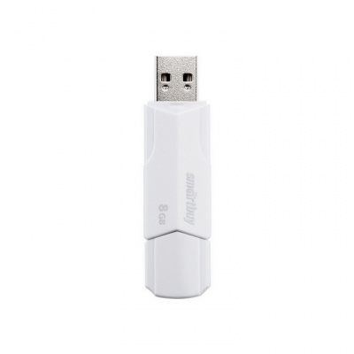USB Flash  8Gb SmartBuy Clue White (SB8GBCLU-W3)
