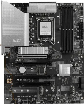 ����������� ����� MSI PRO Z890-S WIFI6E, Socket LGA 1851, Intel Z890, ATX, Ret