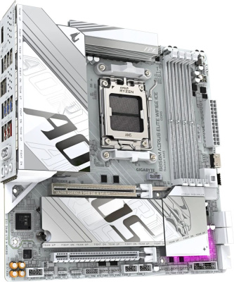   Gigabyte B850M AORUS ELITE WIFI6E ICE, SocketAM5, AMD B850 mATX, Ret