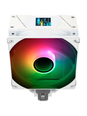 ����� Thermalright Assassin Spirit 120 Vision ARGB White LGA115X/1200/1700/1851 (120mm ARGB PWM Fan, 4 ����. ������ 6��) / TRAS120VAW