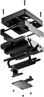 ����� ��� ���������� Cooler ID-Cooling IS-47XT V2 100W/PWM/ all Intel /AMD AM4,AM5/ Low profile/Screws