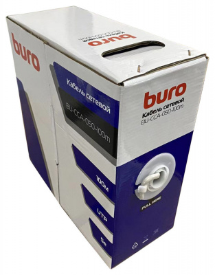 ������ ������� Buro BU-CCA-050-100m UTP 4 ���� cat5E solid CCA 100� �����