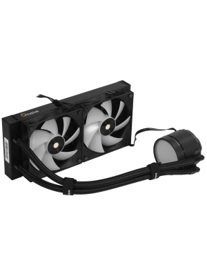 ������� �������� ���������� Ocypus Delta L24 BK ARGB V2, 240mm, ARGB Pump,2x120mm ARGB fans, LGA115X/1200/1700/18XX, AM4/AM5