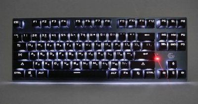   Gembird KBW-G540L, ,BT 5.0/2,4, ,.Outemu Blue,87 .,..