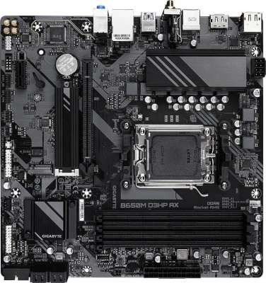   Gigabyte B650M D3HP AX (rev. 1.2) , SocketAM5, AMD B650, mATX, Ret