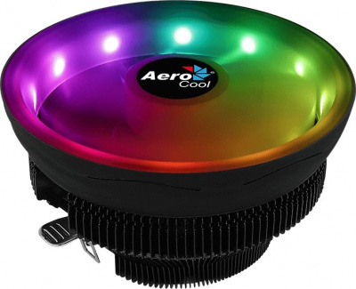 ���������� ����������(�����) Aerocool Core Plus Soc-FM2+/AM2+/AM3+/AM4/1150/1151/1155/ 4-pin 15-25dB Al 110W 305gr LED Ret