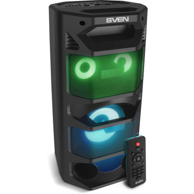 Sven PS-670 2.0 ��������� ������� ������ (2x32.5W, mini Jack, USB, Bluetooth, FM, micro SD, ���, 2 x 4400 �A, LED ���������)