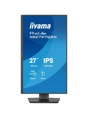 ������� Iiyama 27" ProLite XB2797QSN-B1 ������ IPS LED 1ms 16:9 HDMI M/M ������� HAS Piv 1000:1 350cd 178��/178�� 2560x1440 75Hz DP Quad 2K (1440p) USB 5.8��