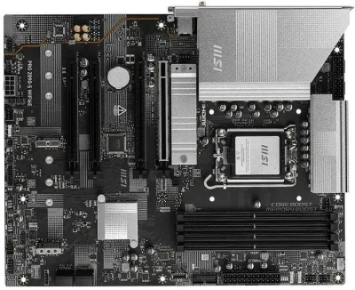 ����������� ����� MSI PRO Z890-S WIFI6E, Socket LGA 1851, Intel Z890, ATX, Ret