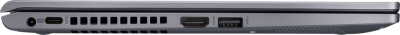 Ноутбук ASUS P1411CEA-EK0394X, 14" (1920x1080) IPS/Intel Core i5-1135G7/8ГБ DDR4/256ГБ SSD/Iris Xe Graphics/Windows 11 Pro, серый (90NX05D1-M00E30)