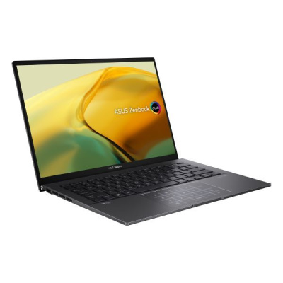  Asus Zenbook 14 UM3402YA-KP688 Ryzen 5 7530U 16Gb SSD512Gb AMD Radeon 14" IPS WQXGA (2560x1600) noOS black WiFi BT Cam Bag (90NB0W95-M016J0)