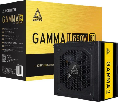 ���� ������� 650W Montech GAMMA II 650  ATX 2.43, APFC, 80 PLUS Gold, , ������, retail