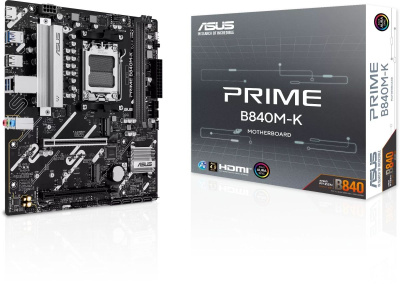 ����������� ����� ASUS PRIME B840M-K, Socket AM5, AMD B840, mATX, Ret