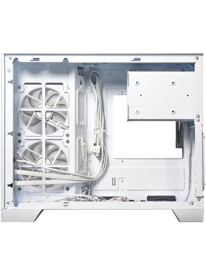 ������ XASTRA QW505M 6ARGB-C10 White mATX/Aquarium/Screewless/ 6x120mm ARGB PWM FM fans/Argb+PWM HUB 10port/Led strip/ QW505M-6FM12A-C10-WH