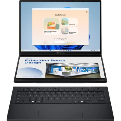  ASUS Zenbook DUO UX8406MA-QL182W, 14" (1920x1200) OLED/Intel Core Ultra 7 155H/32  DDR5/1024  SSD/Intel Arc Graphics/Windows 11 Home,  (90NB12U1-M00RA0)