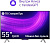 ��������� 55" ������ YNDX-00101 �� ������� ��� � ������ �� YaGPT, QLED, 4K Ultra HD, ������, ����� ��, YaOS X