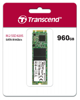 SSD  Transcend M.2 MTS820 960Gb SATA-III TLC (TS960GMTS820S)
