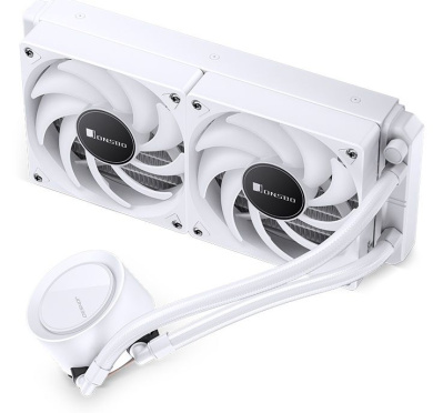    JONSBO TG-240 ARGB White LGA 2011/1700/1200/115X/AM5/AM4 (TDP 260W, ARGB FAN and PUMP, PWM, DUAL FAN 120mm, ) RET