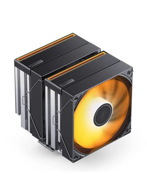 ����� JONSBO CB80 Black LGA1851/1700/1200/115X/AM5/AM4 (TDP 260W, PWM, 120mm ARGB LED Fan + 120mm Black Fan, 6 �������� ������, 4-pin) Retail