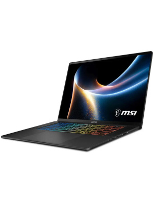 ������� MSI Stealth 16 AI+ B3WH-013RU, 16" (2560x1600) OLED 240 ��/Intel Core Ultra 9 386H/32 �� DDR5/1024 �� SSD/NVIDIA GeForce RTX 5070 Ti ��� ��������� (12 ��)/Windows 11 Home, ������ (9S7-263111-013)