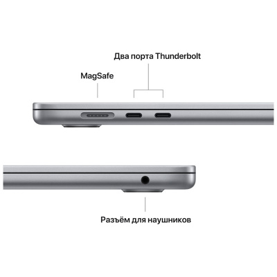 Apple MacBook Air 15, 15.3" (2880x1864) Retina IPS/Apple M2/8 DDR5/256 SSD/M2 10-core GPU/MacOS/ ,   (MQKU3ZP/A)