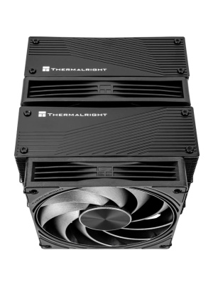 ����� Thermalright Phantom Spirit 140 Black LGA115X/1200/1700/1851/AM4/AM5 (Dual Tower, 120mm + 1x140mm Dual Ball Bearing PWM Fan, ������ ���������, 7 ����. ������ 6��) / TRPS140B