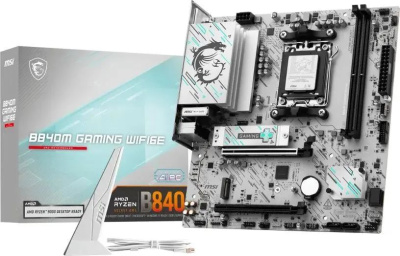 ����������� ����� MSI B840M GAMING WIFI6E SocketAM5 AMD B840, mATX, Ret