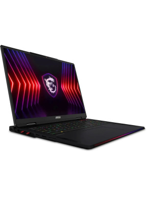 ������� MSI Stealth 18 HX AI A2XWIG-051RU, 18" (3840x2400) IPS 120 ��/Intel Core Ultra 9 275HX/64 �� DDR5/2048 �� SSD/NVIDIA GeForce RTX 5080 ��� ��������� (16 ��)/Windows 11 Home, ������ (9S7-183341-051)
