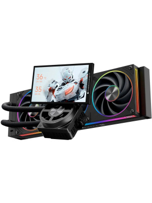 ������� �������� ���������� Thermalright Dynamic Vision Pro 360 ARGB Black / 3x120mm ARGB PWM Fans / TRDVP360AB