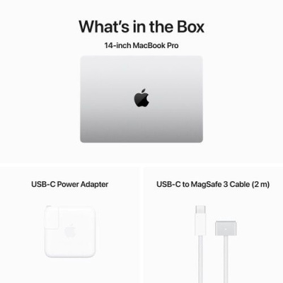 ������� Apple MacBook Pro 14 2023, 14.2" (3024x1964) Retina XDR 120��/Apple M3/8�� LPDDR5/512�� SSD/M3 10-core GPU/MacOS/���� ������� EU, ����������� (MR7J3ZP/A)