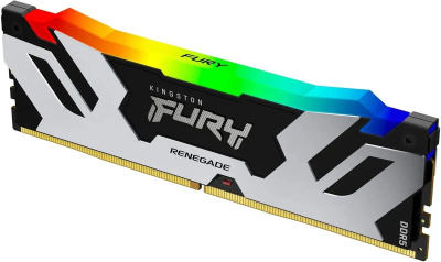 ������ DDR5 24GB 7200MHz Kingston KF572C38RSA-24 Fury Renegade Silver/Black RGB RTL Gaming PC5-57600 CL38 DIMM 288-pin 1.45� single rank � ���������� Ret