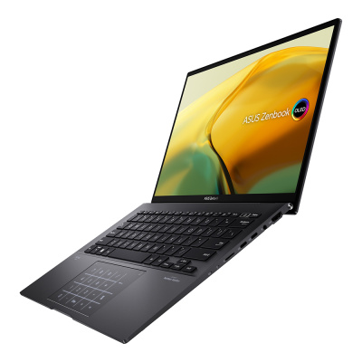 Ноутбук Asus Zenbook 14 UM3402YA-KP688 Ryzen 5 7530U 16Gb SSD512Gb AMD Radeon 14" IPS WQXGA (2560x1600) noOS black WiFi BT Cam Bag (90NB0W95-M016J0)
