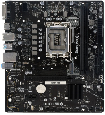 ����������� ����� Biostar H610MHD D5, LGA 1700, Intel H610, mATX, Ret