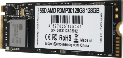 ���������� SSD AMD PCIe 3.0 x4 128GB R3MP30128G8 Radeon M.2 2280