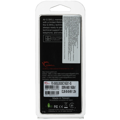 ����������� ������ G.Skill Aegis 5 16GB DDR5 5600MHz (F5-5600J3636C16GX1-IS)