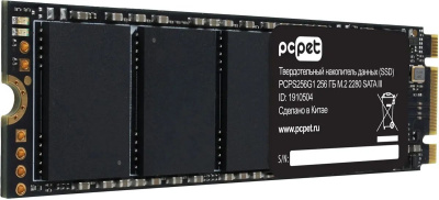 ���������� SSD PC Pet SATA III 256Gb PCPS256G1T M.2 2280 OEM