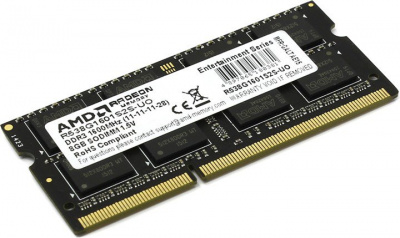 ����������� ������ 8Gb DDR-III 1600Mhz AMD SO-DIMM (R538G1601S2S-U) RTL