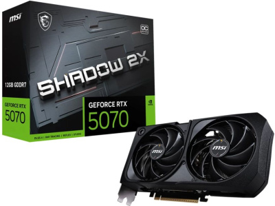  MSI NVIDIA GeForce RTX 5070 OC 12Gb RTL (RTX 5070 12G SHADOW 2X OC)