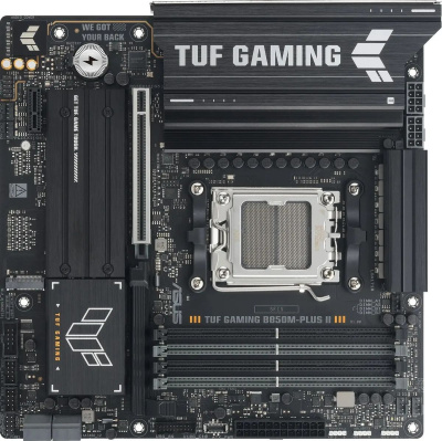 ����������� ����� Asus TUF GAMING B850M-PLUS II, Socket AM5, AMD B850, mATX, Ret