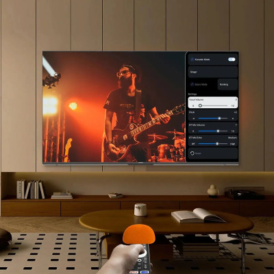 ��������� OLED Skyworth 77" 75X85G BM Series Frameless ������/������ 4K Ultra HD 120Hz DVB-T DVB-T2 DVB-C DVB-S DVB-S2 USB WiFi Smart TV