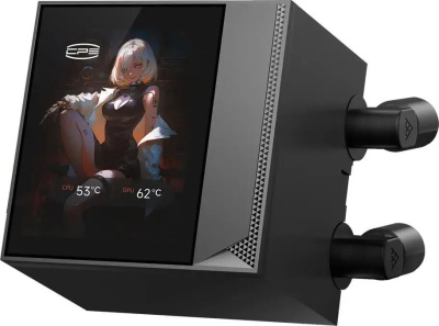 ������� �������� ���������� PcCooler DC360 Pro Display Soc-AM5/AM4/1200/1700/1851 ������ 4-pin 39.8dB Al LCD 310W Ret (DC360PRO-BKAWXY-GL)