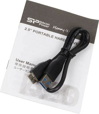    Silicon Power 2.5" D06 Diamond 1Tb USB 3.0 SP010TBPHDD06S3K Black