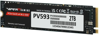 ���������� SSD Patriot PCIe 5.0 x4 2TB PV593P2TBM28H Viper VP593 M.2 2280