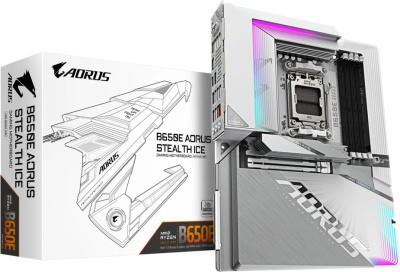   Gigabyte B650E AORUS STEALTH ICE, ATX, Socket AM5, B650E, Ret