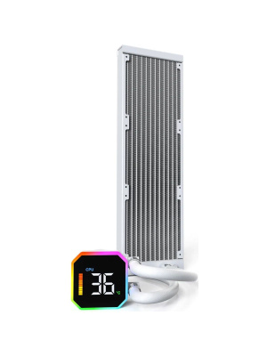 ������� �������� ���������� Montech HyperFlow Digital 360 White / 3x120mm ARGB fans / HYPERFLOW DIGITAL 360 (W)